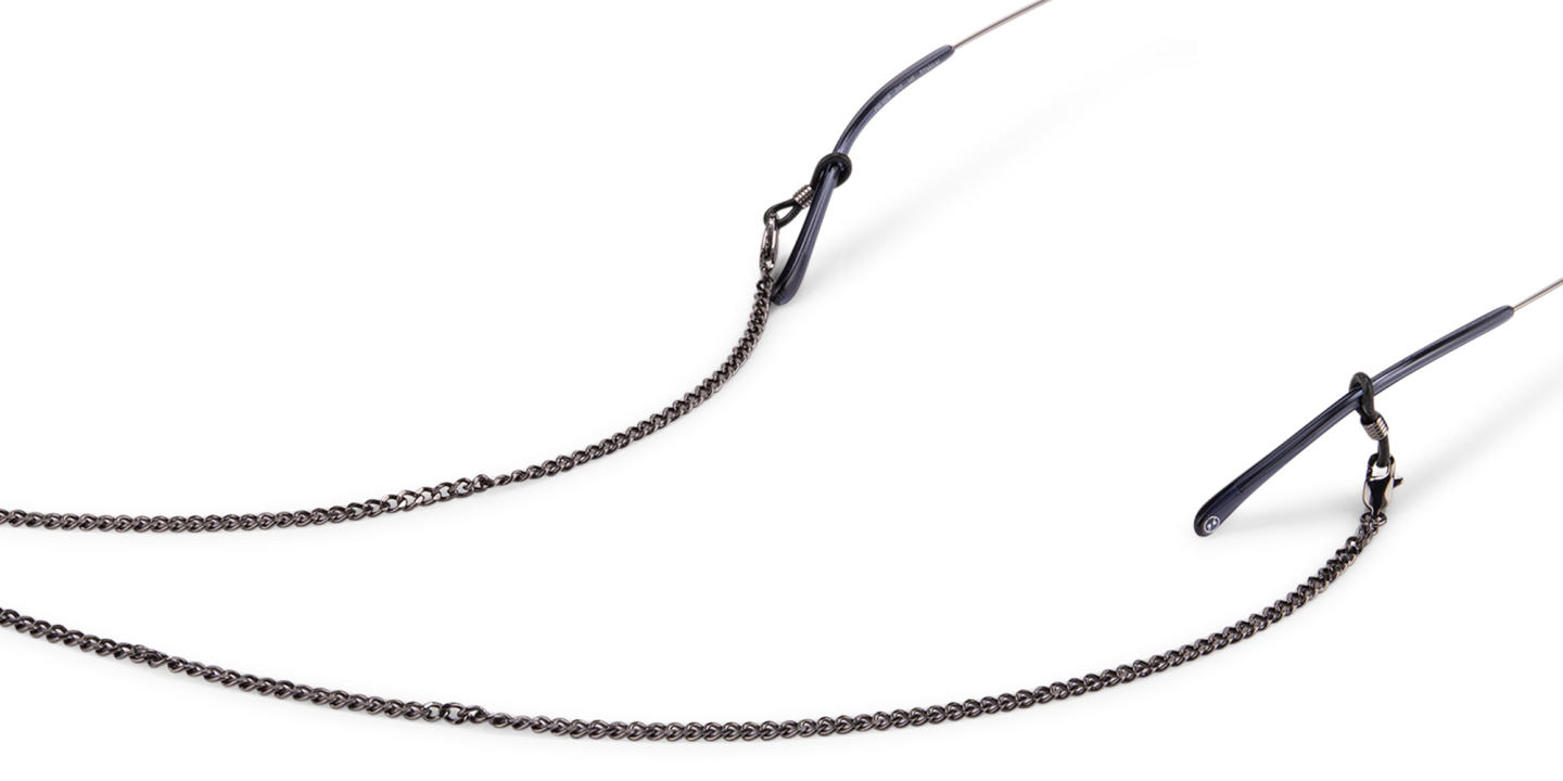 Shop Unchained Society Unisex Black Metal Glasses Chain online.