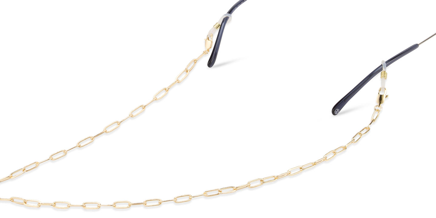 Unchained Society Unisex Gold Metal Big Link Glasses Chain – Product Photo 2