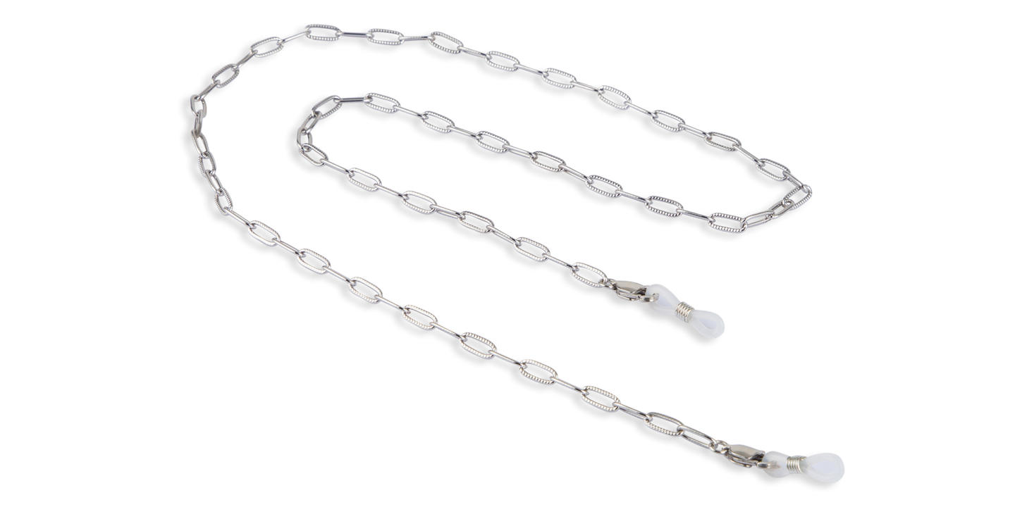 Unchained Society Unisex Silver Metal Big Link Glasses Chain – Product Photo 0