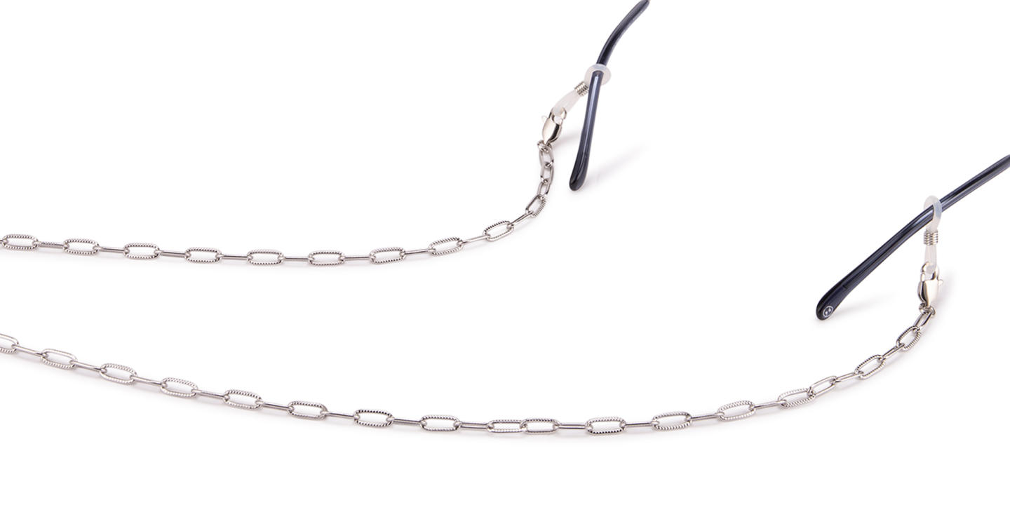 Unchained Society Unisex Silver Metal Big Link Glasses Chain – Product Photo 2