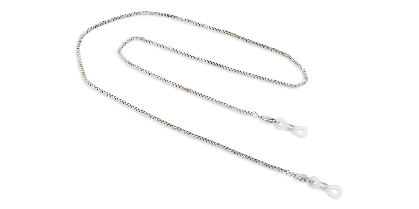 Unchained Society Unisex Silver Flat Glasses Chain – Product Photo 0
