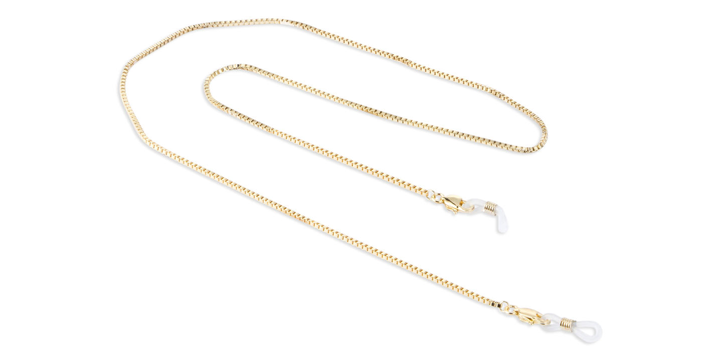 Unchained Society Unisex Gold Flat Glasses Chain – Product Photo 0