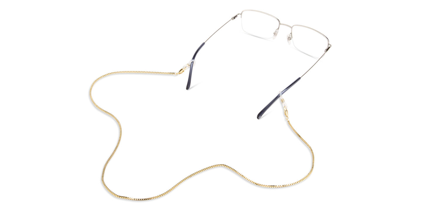Unchained Society Unisex Gold Flat Glasses Chain – Product Photo 3