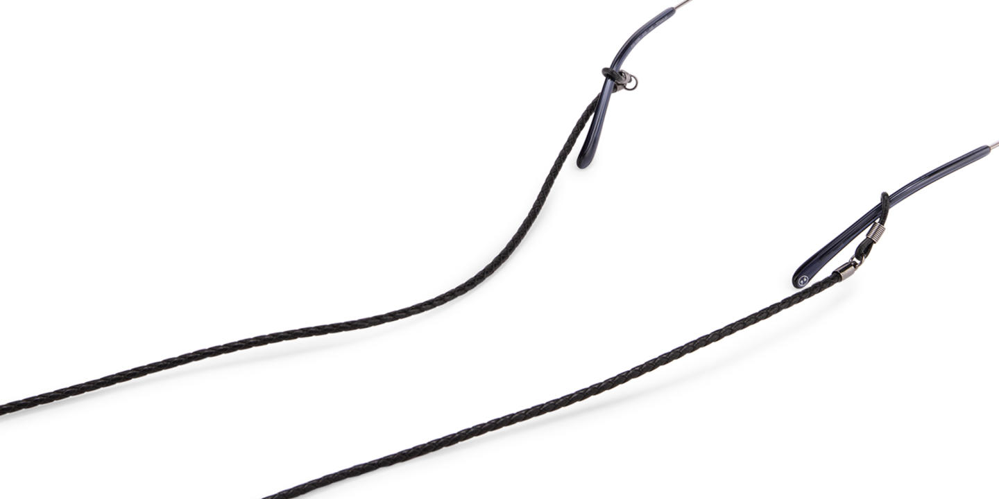 Unchained Society Unisex Black Leather Glasses Cord – Product Photo 2