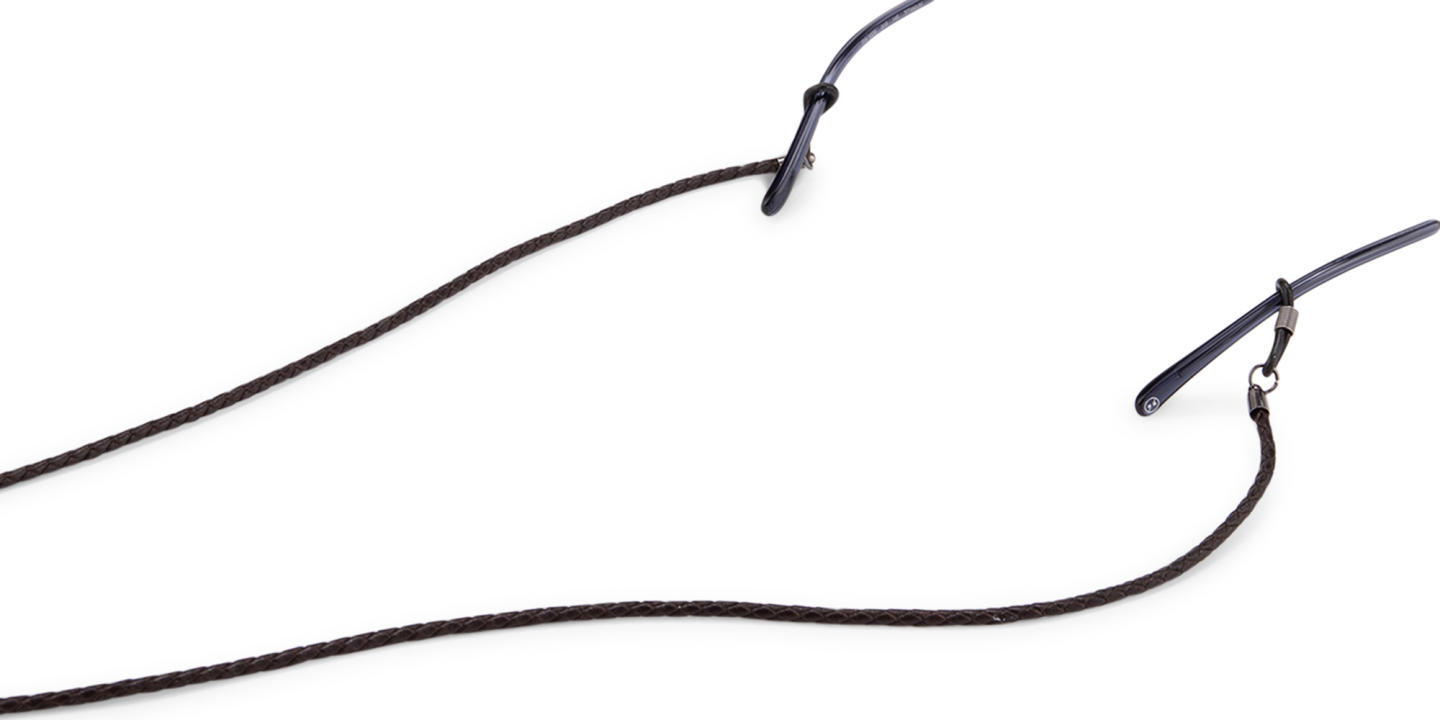 Unchained Society Unisex Brown Leather Glasses Cord – Product Photo 2