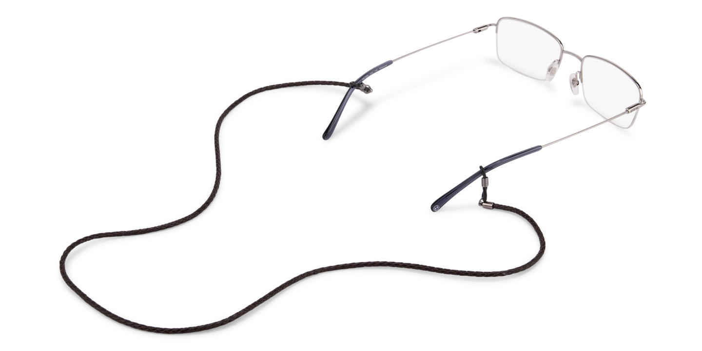 Unchained Society Unisex Brown Leather Glasses Cord – Product Photo 3