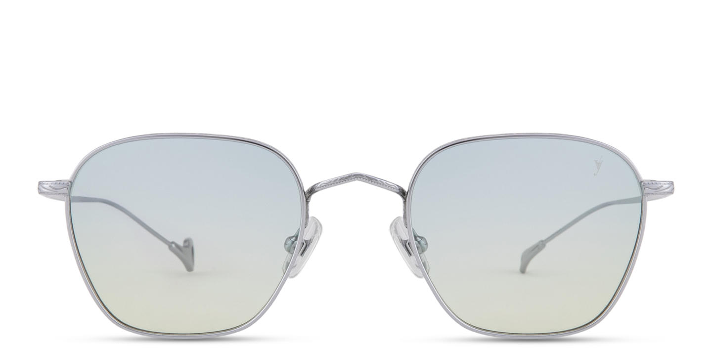 Eyepetizer Jondal Unisex Square Sunglasses in Silver – Product Photo 0