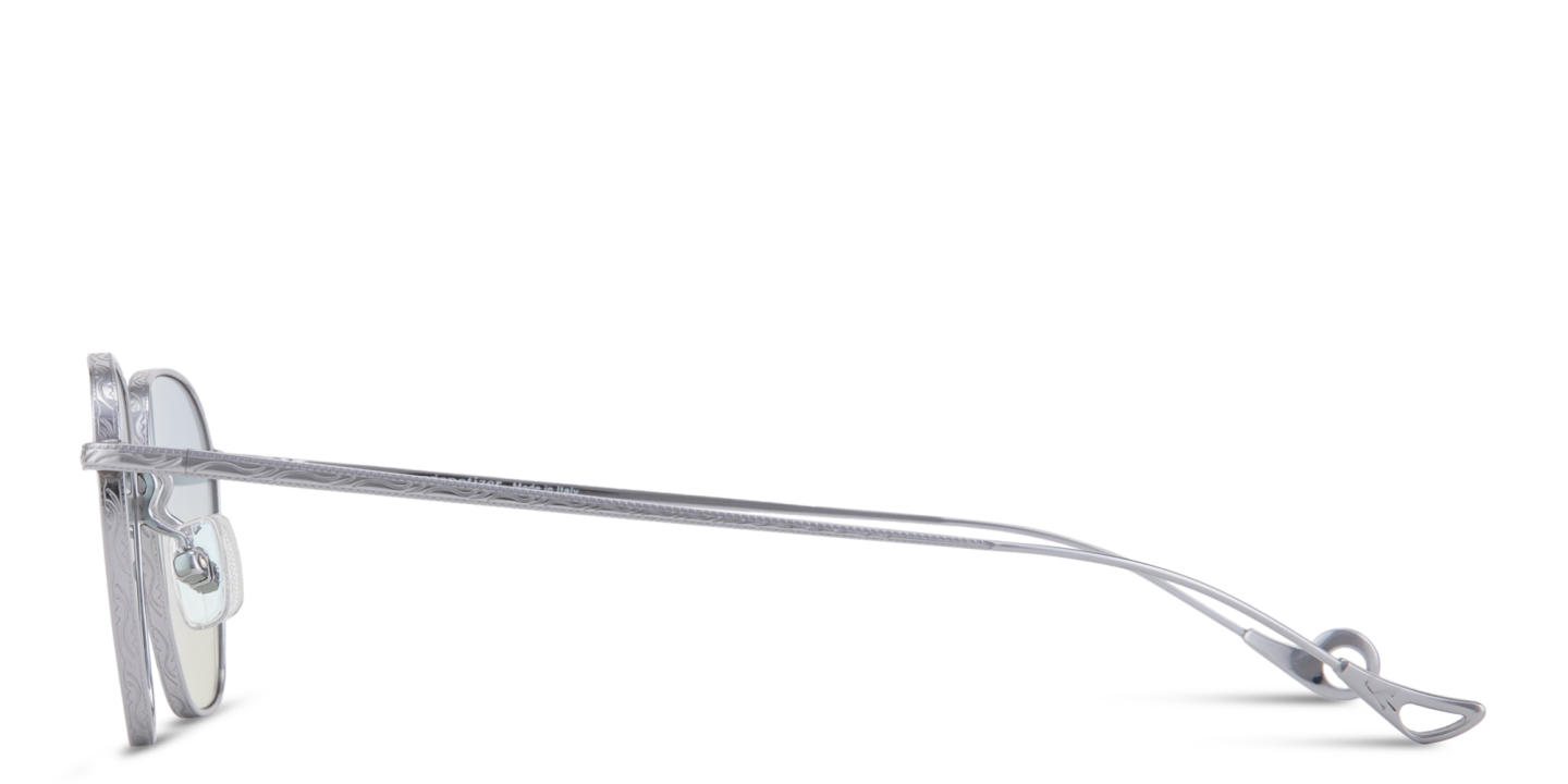 Eyepetizer Jondal Unisex Square Sunglasses in Silver – Product Photo 2