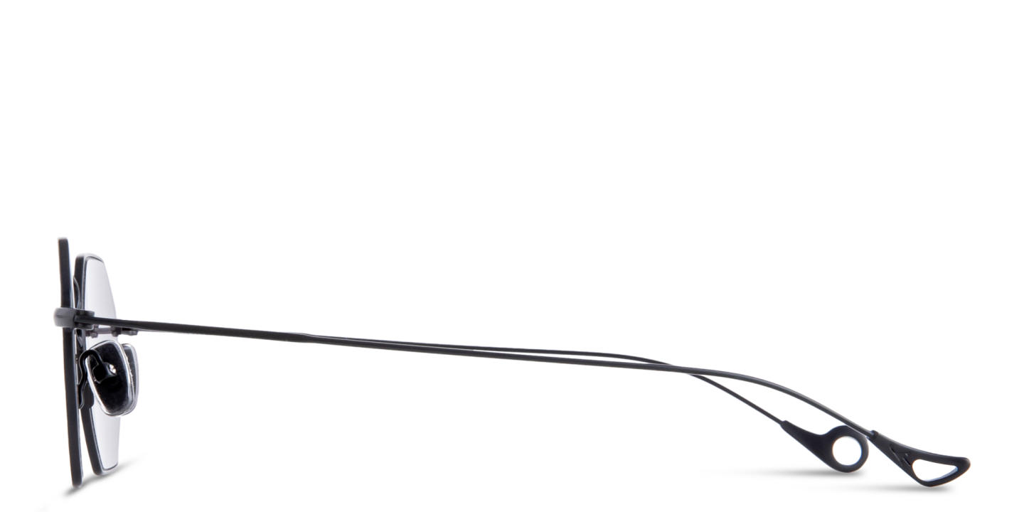 Eyepetizer Claire Unisex Irregular Sunglasses in Black – Product Photo 2