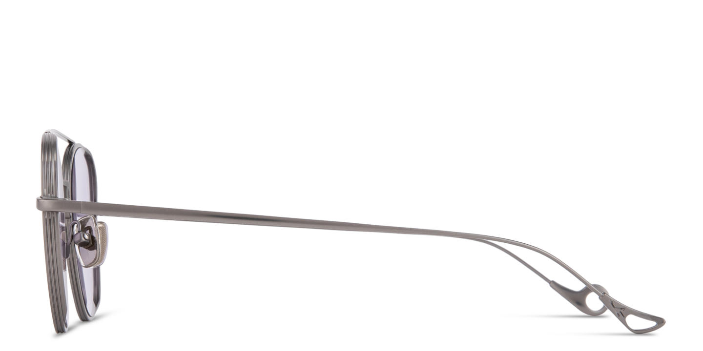 Shop Eyepetizer Build Unisex Round Sunglasses in Gunmetal online.