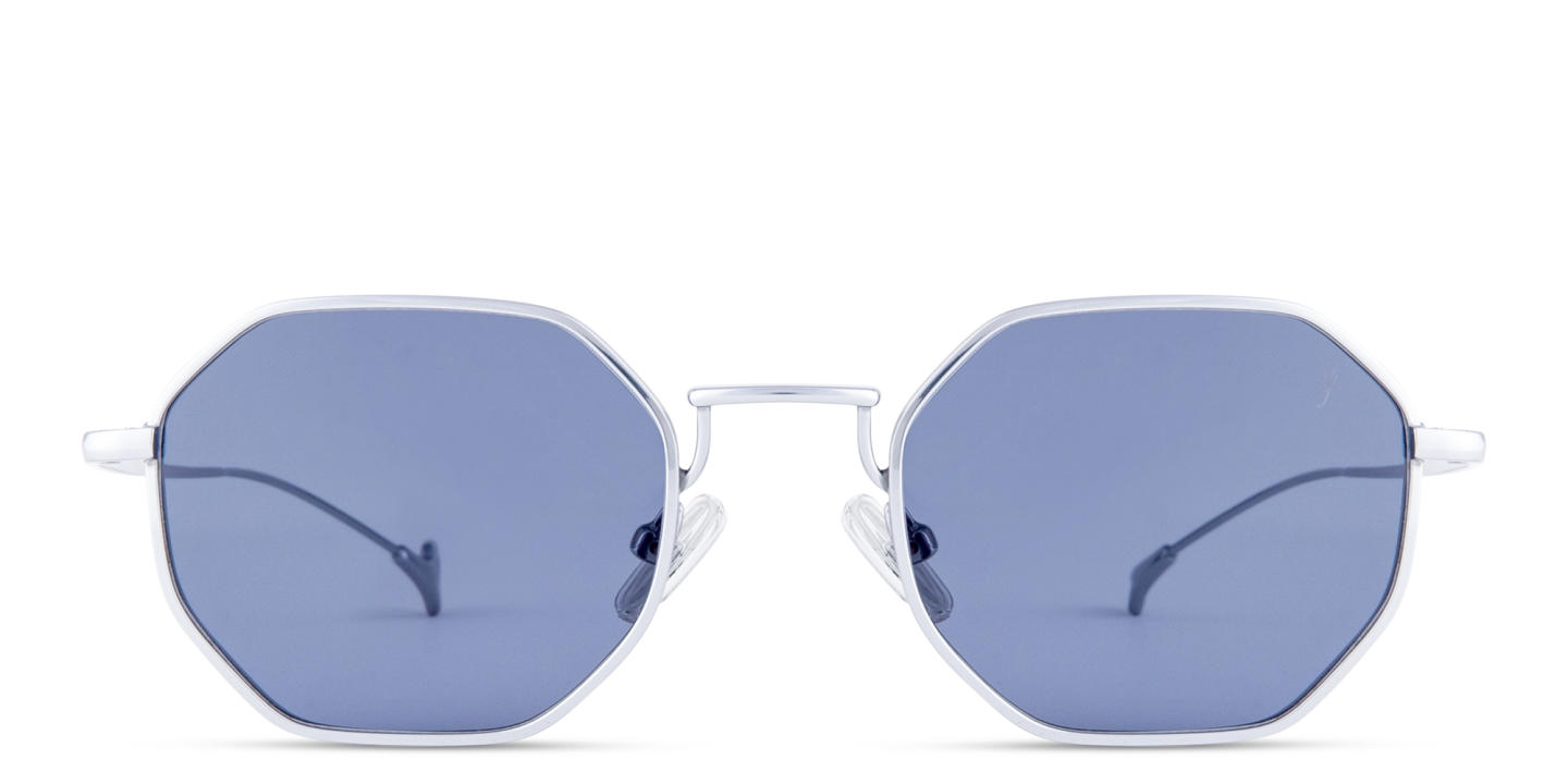 Eyepetizer Van Unisex Irregular Sunglasses in Silver – Product Photo 0