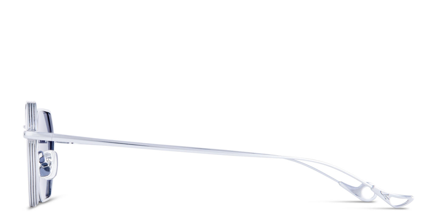 Eyepetizer Van Unisex Irregular Sunglasses in Silver – Product Photo 2
