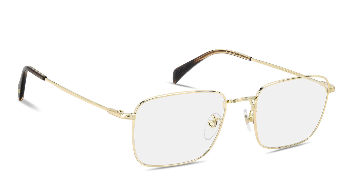 DAVID BECKHAM Talisman Square Eyeglasses in Gold – Product Photo 2
