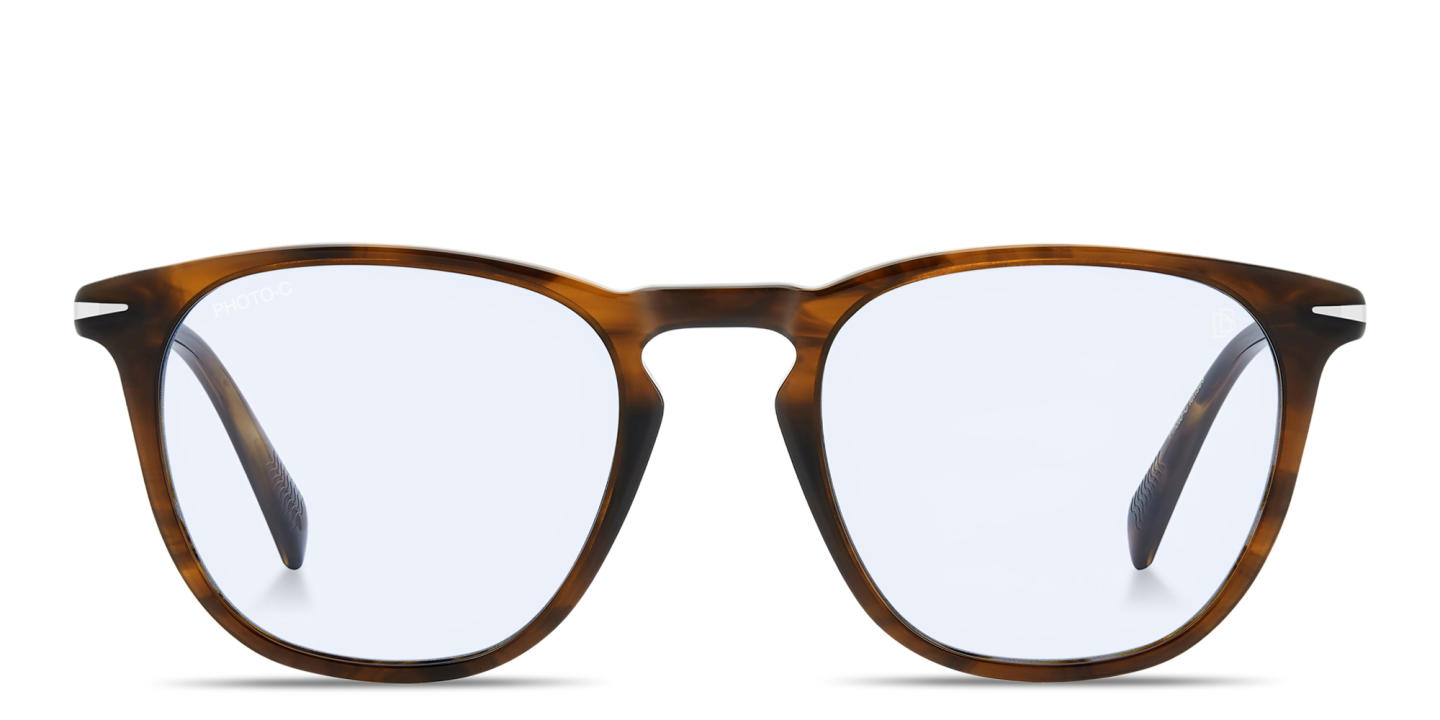 DAVID BECKHAM Talisman Square Sunglasses in Brown – Product Photo 0