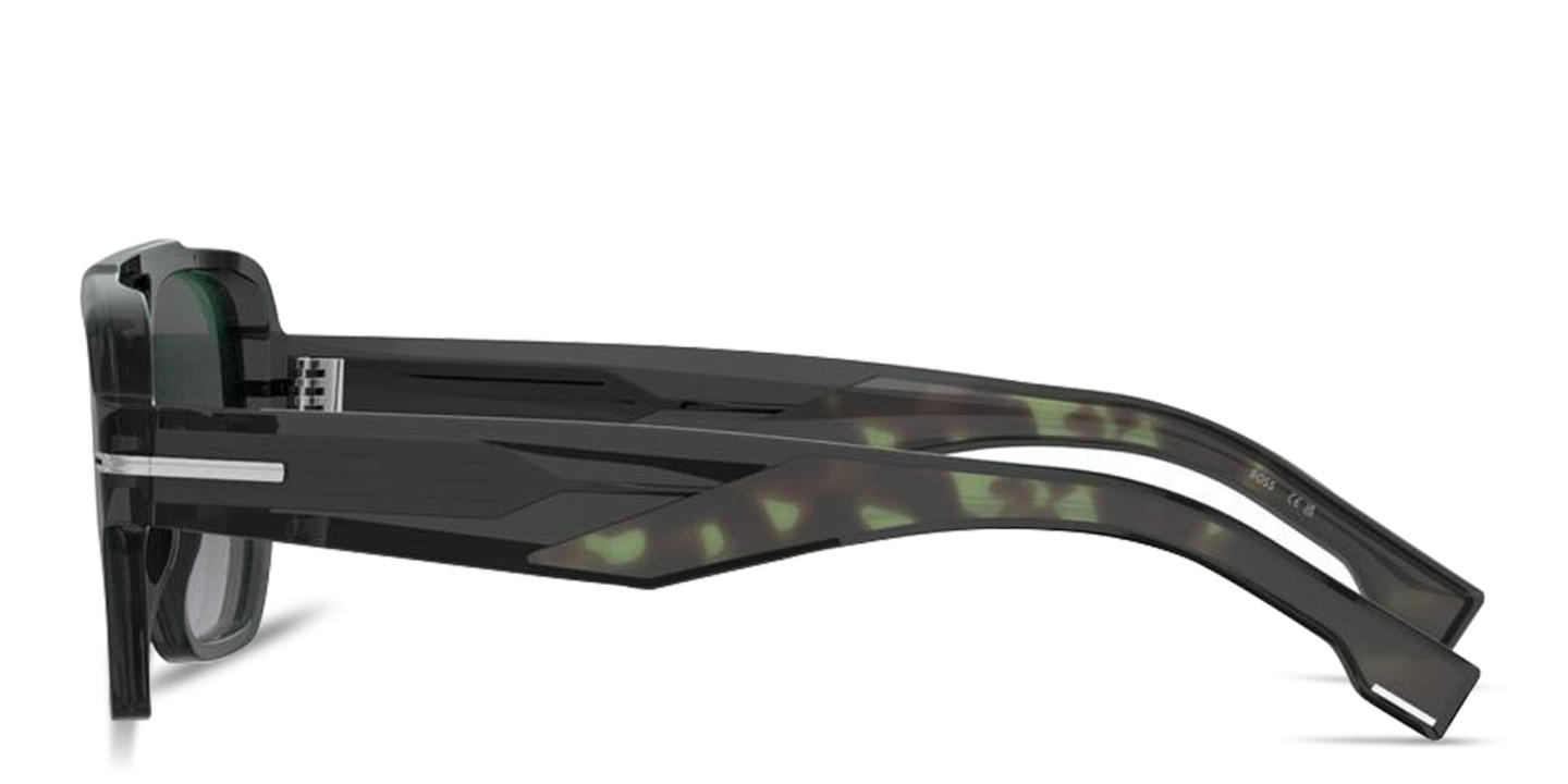 تسوق نظارات شمسية طراز أفياتور هوجو بوس بلون رمادي أونلاين.