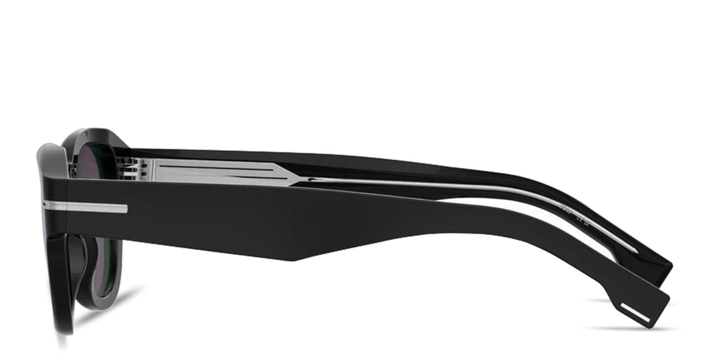 Hugo Boss Square Sunglasses in Black – Product Photo 2