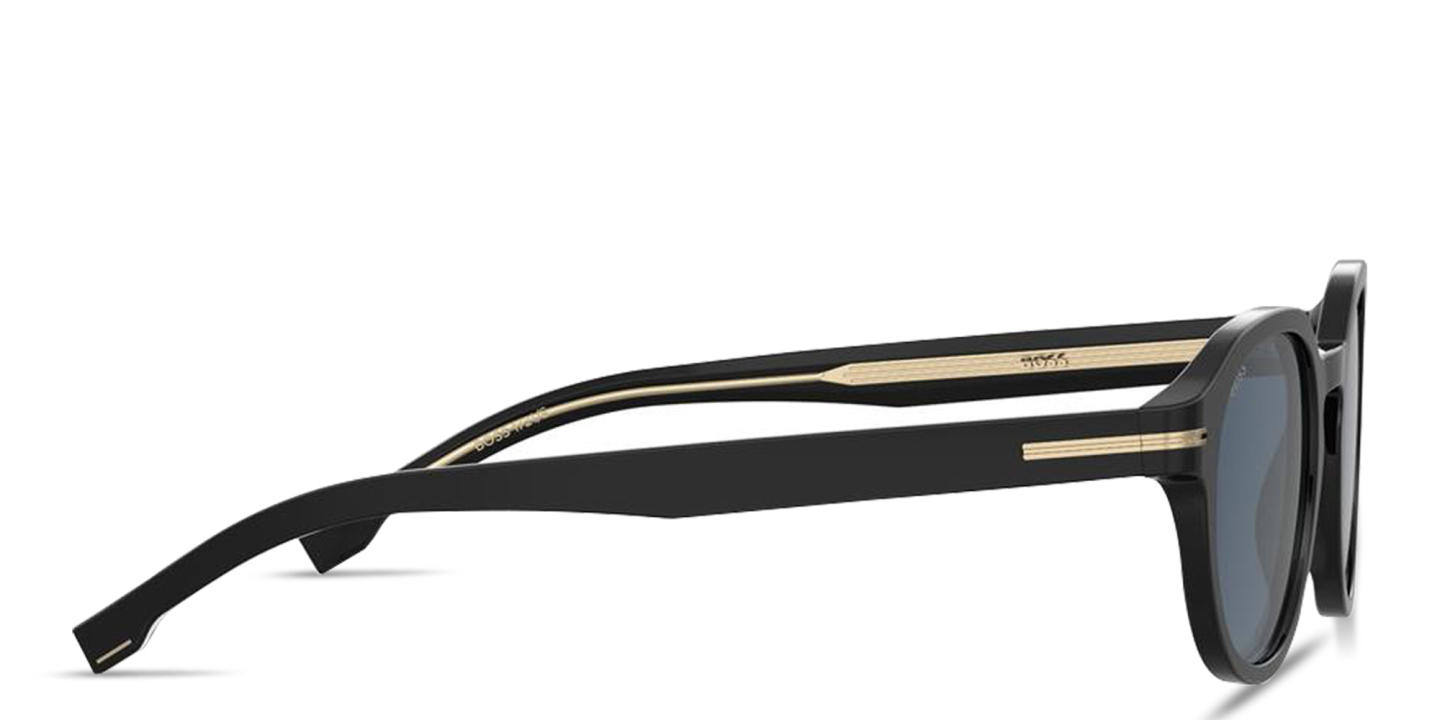 Hugo Boss Logo Lettering Panthos Sunglasses in Black – Product Photo 2