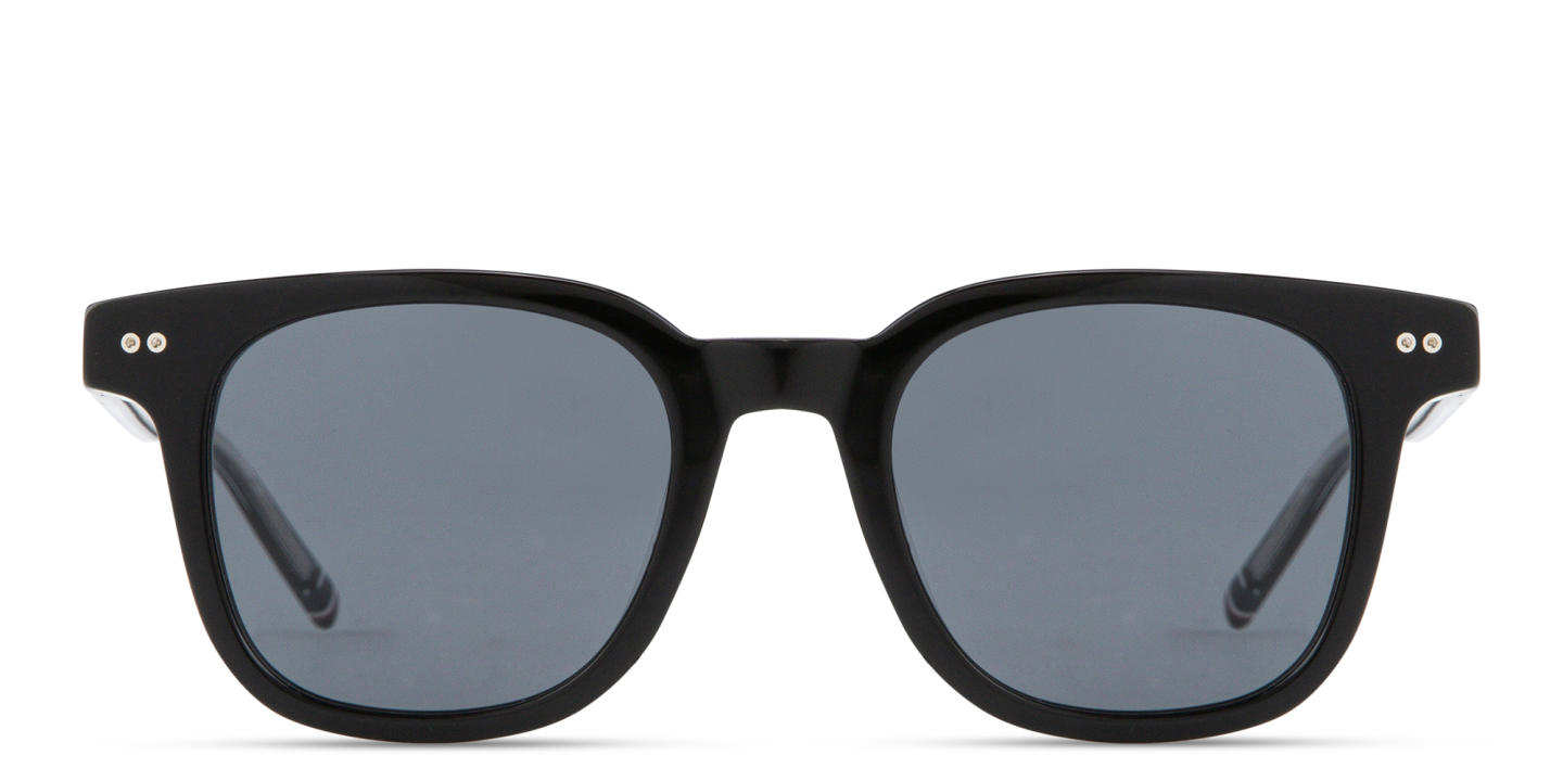 Tommy Hilfiger Flag Logo Square Sunglasses in Black – Product Photo 0