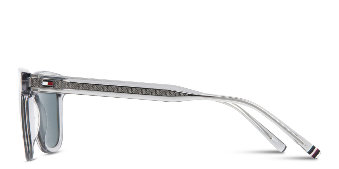 Tommy Hilfiger Flag Logo Square Sunglasses in Grey – Product Photo 3