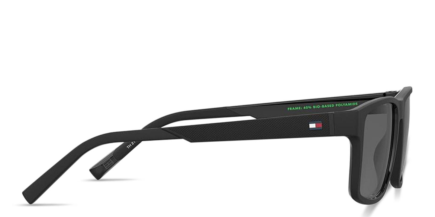 Tommy Hilfiger Flag Logo Rectangle Sunglasses in Black – Product Photo 2