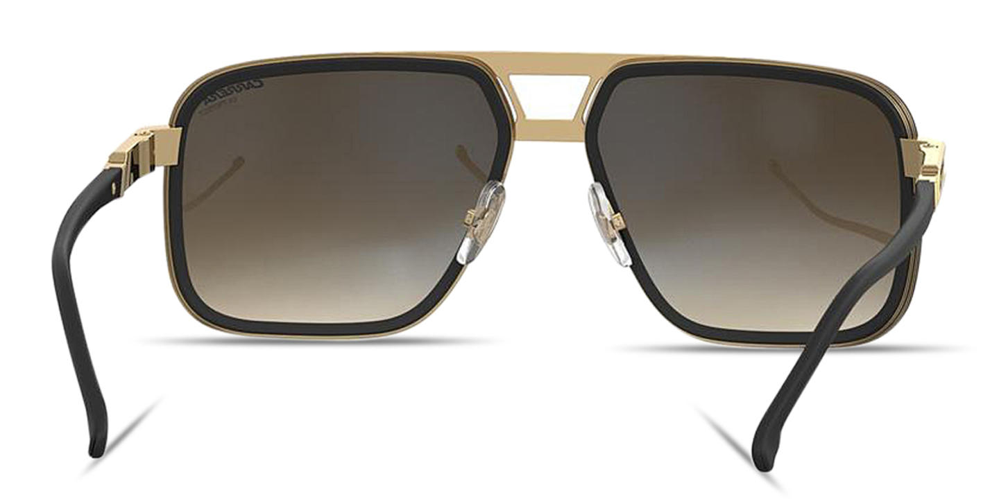 Shop Carrera Logo Signature Aviator Sunglasses in Black online.