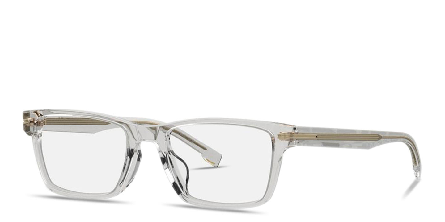 Hugo Boss Rectangle Eyeglasses in Grey – Product Photo 1