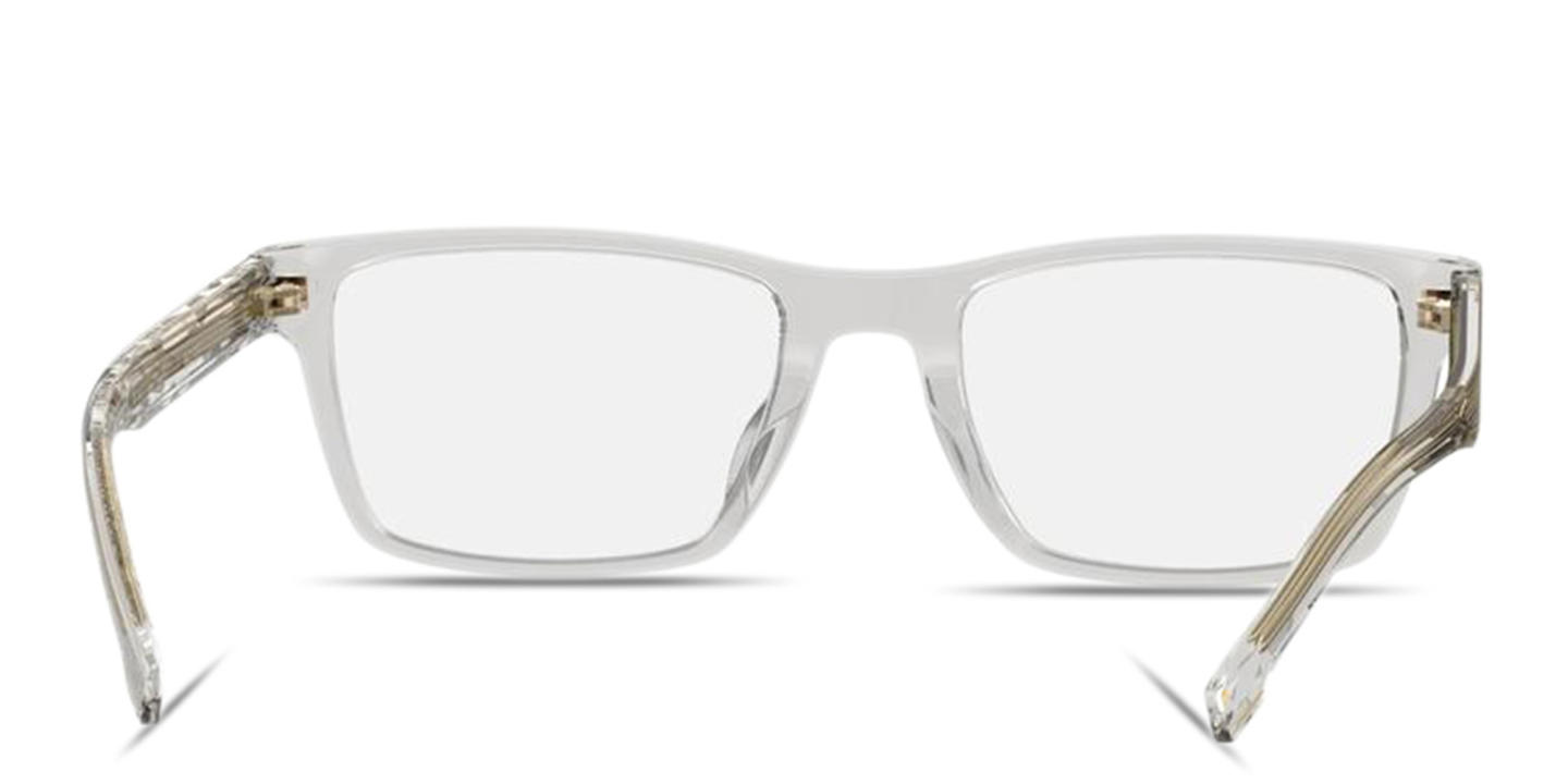 Hugo Boss Rectangle Eyeglasses in Grey – Product Photo 3