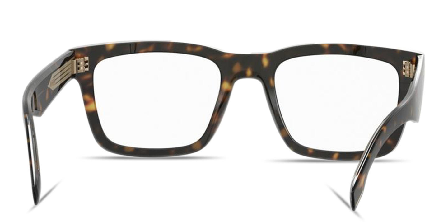 Hugo Boss Rectangle Eyeglasses in Havana – Product Photo 3