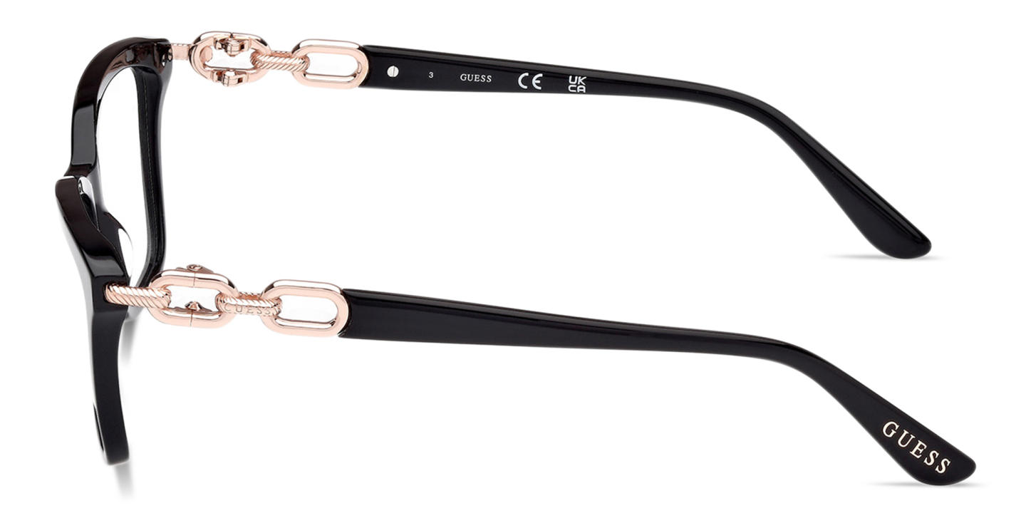 Guess Cat-Eye Eyeglasses in Black – Product Photo 2