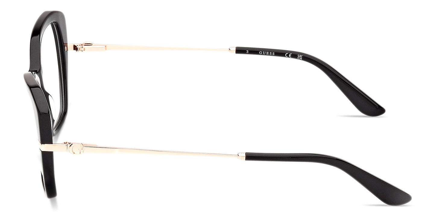 Shop Guess G Motif Cat-Eye Eyeglasses in Black online.