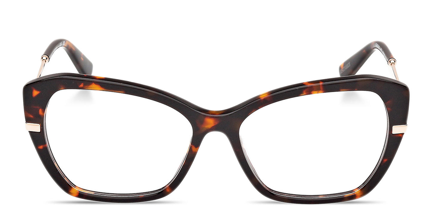 Shop Guess G Motif Cat-Eye Eyeglasses in Havana online.
