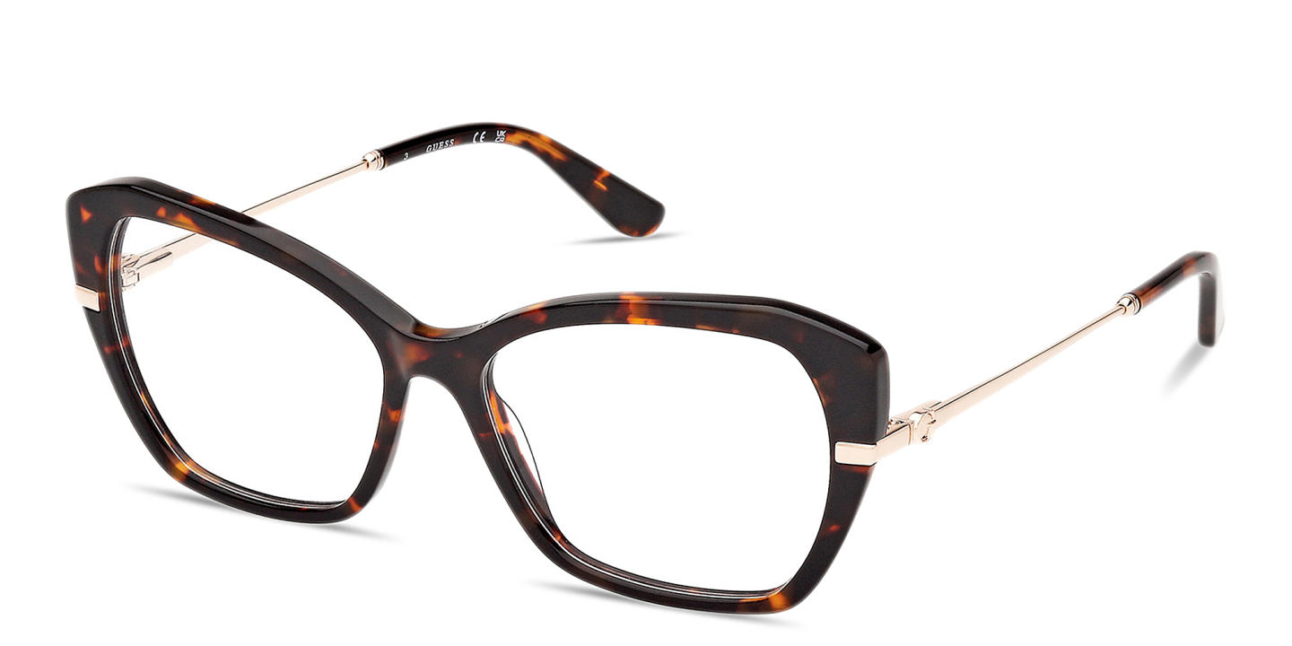 Shop Guess G Motif Cat-Eye Eyeglasses in Havana online.