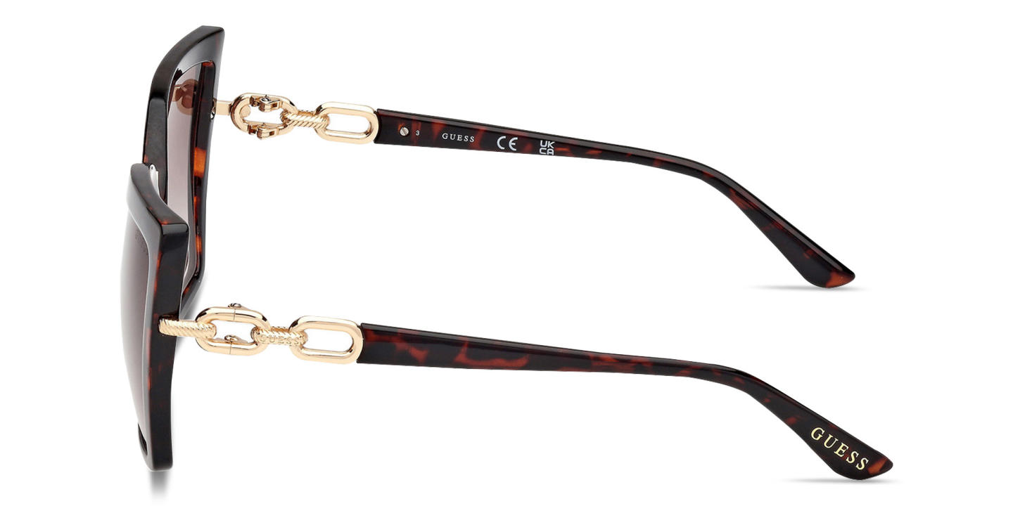 Guess Oversized Cat-Eye Sunglasses in Havana – Product Photo 2