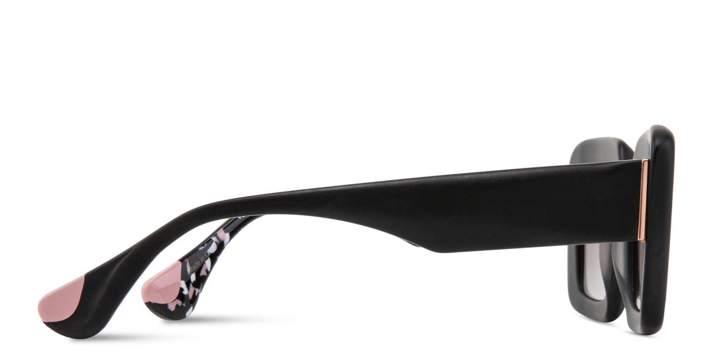 Shop Woodys Stella Limited Edition Square Sunglasses in Black online.