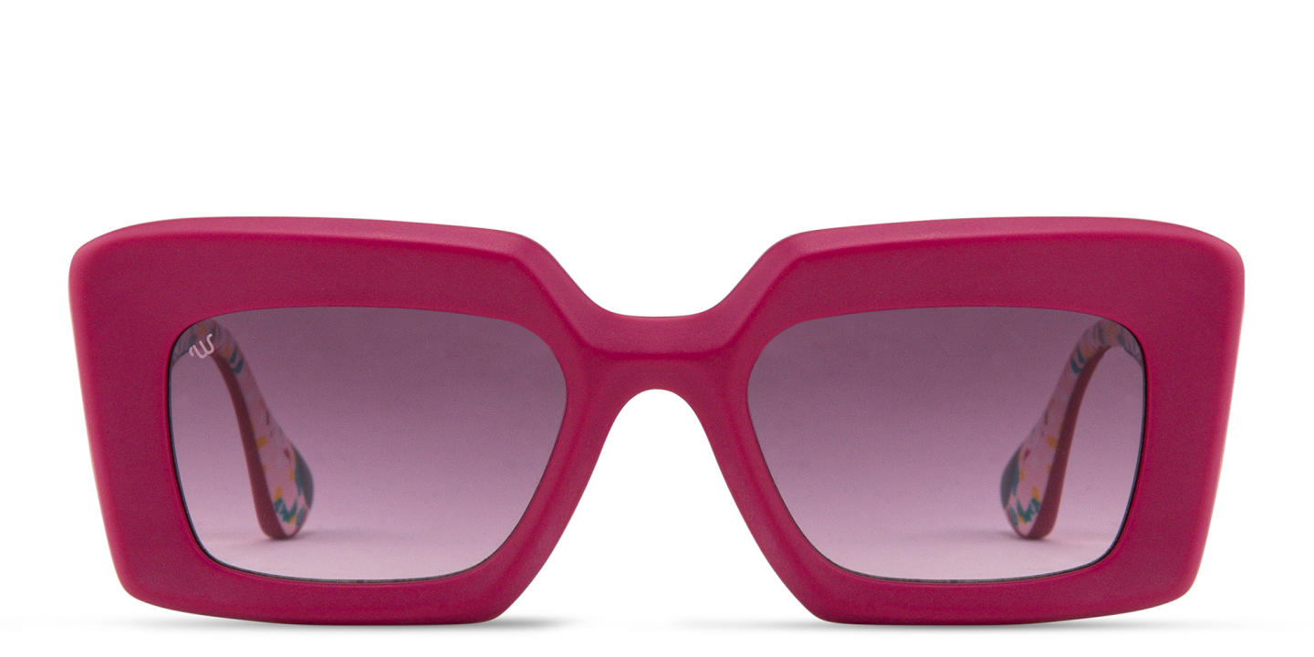 Woodys Stella Limited Edition Square Sunglasses in Pink – Product Photo 0