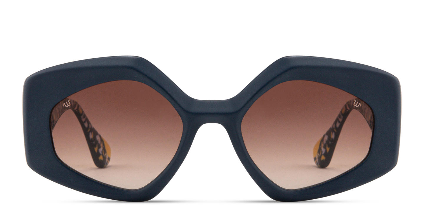 Woodys Vega Limited Edition Cat-Eye Sunglasses in Blue – Product Photo 0