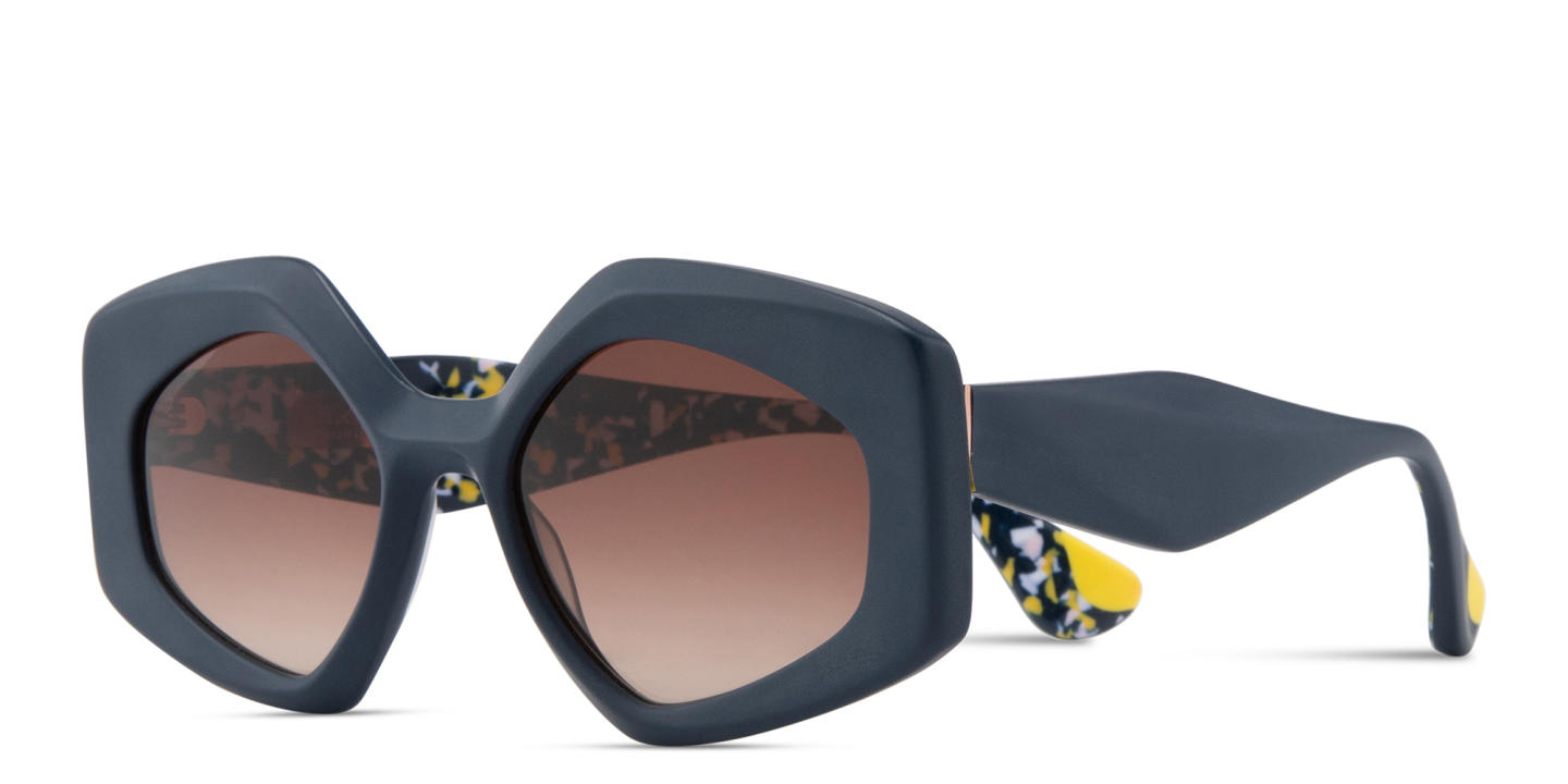 Woodys Vega Limited Edition Cat-Eye Sunglasses in Blue – Product Photo 1