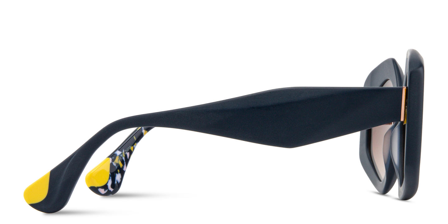 Woodys Vega Limited Edition Cat-Eye Sunglasses in Blue – Product Photo 2