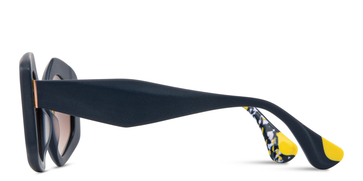 Woodys Vega Limited Edition Cat-Eye Sunglasses in Blue – Product Photo 3