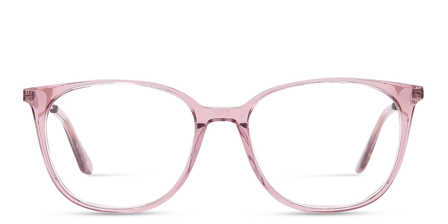 Shop TRICE Square Eyeglasses with Blue Light Filter in Pink online.