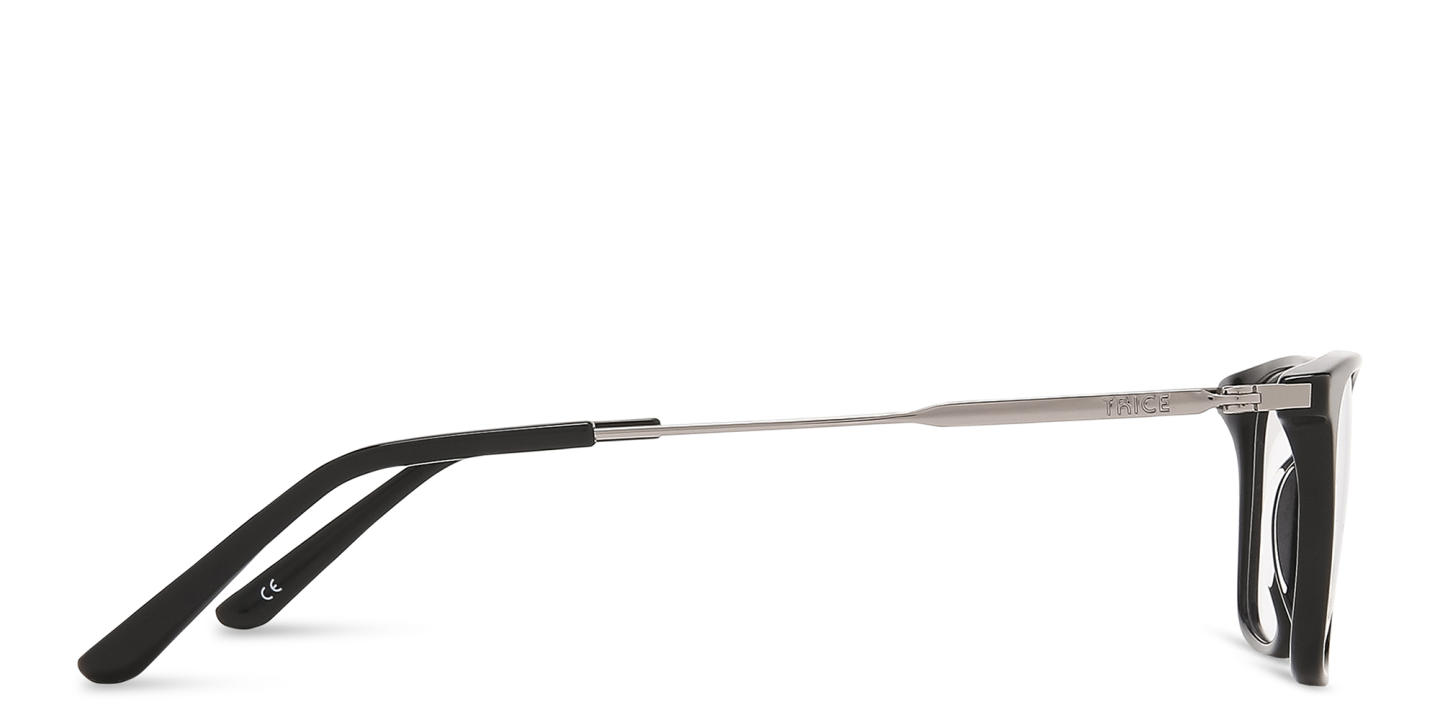 Shop TRICE Square Eyeglasses with Blue Light Filter in Black online.