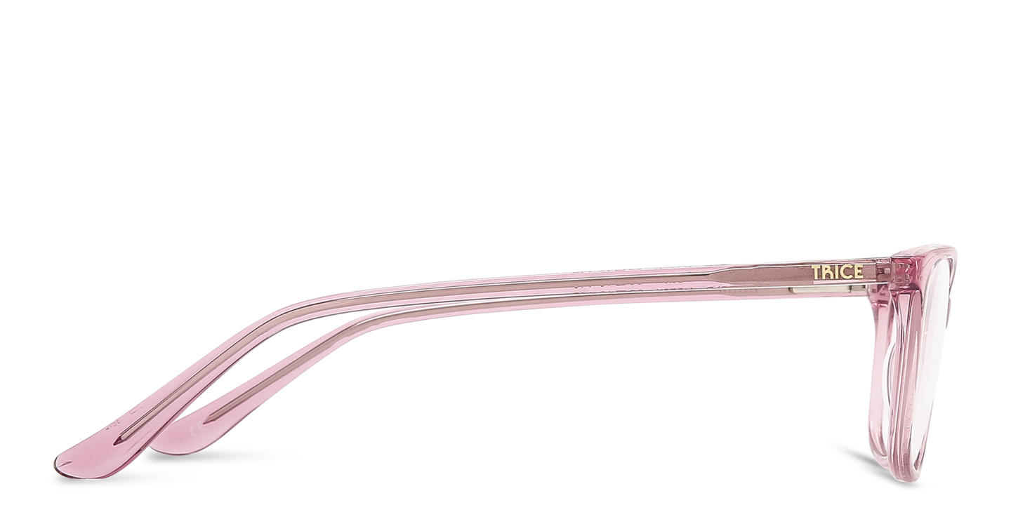 Shop TRICE Cat-Eye Eyeglasses with Blue Light Filter in Pink online.