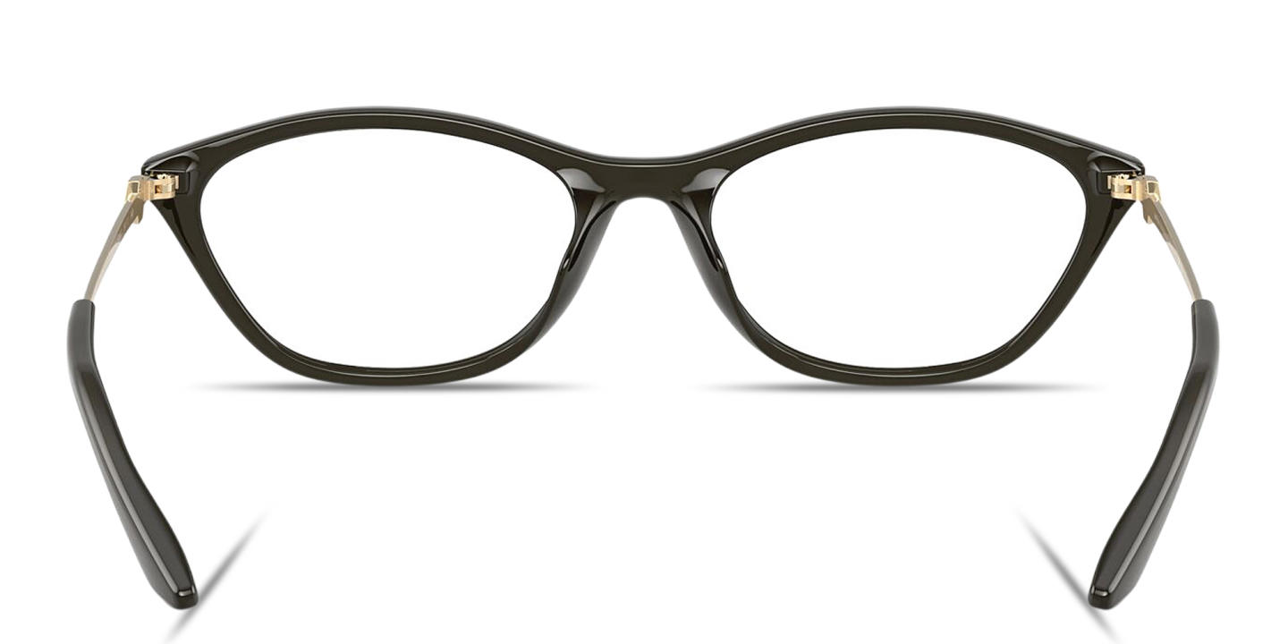 Shop Armani Exchange A|X Logo Irregular Eyeglasses in Grey online.