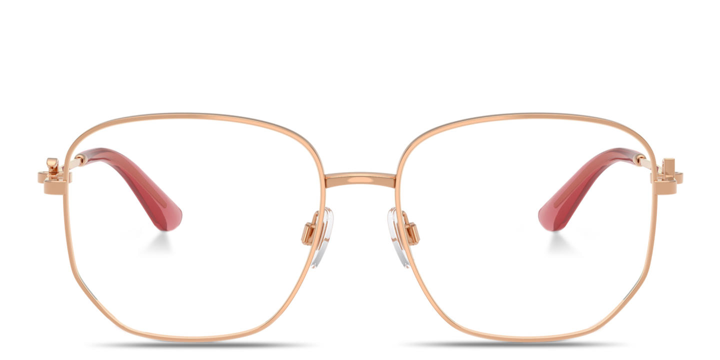 Dolce & Gabbana DNA Wide Panthos Eyeglasses in Rose Gold – Product Photo 0