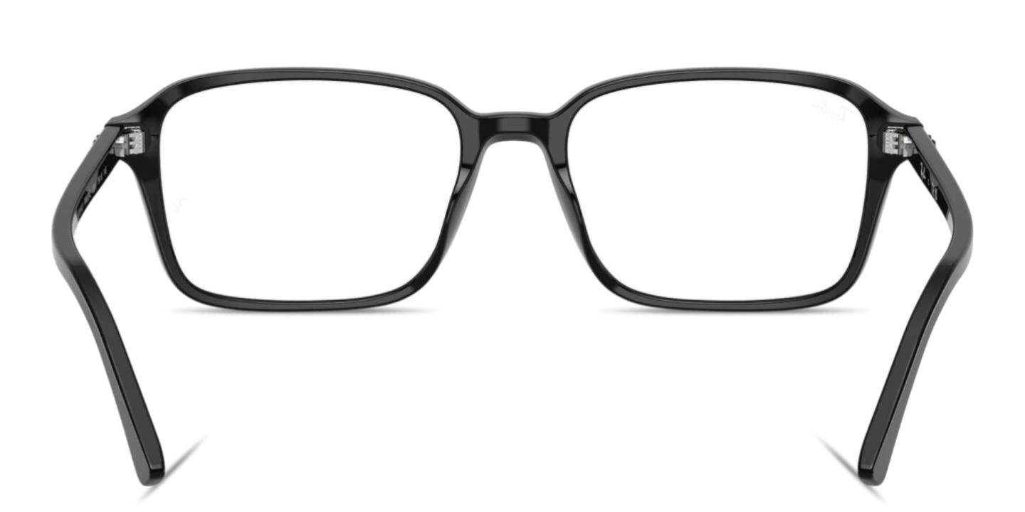 Shop Ray-Ban Raimond Optics Unisex Square Eyeglasses in Black online.