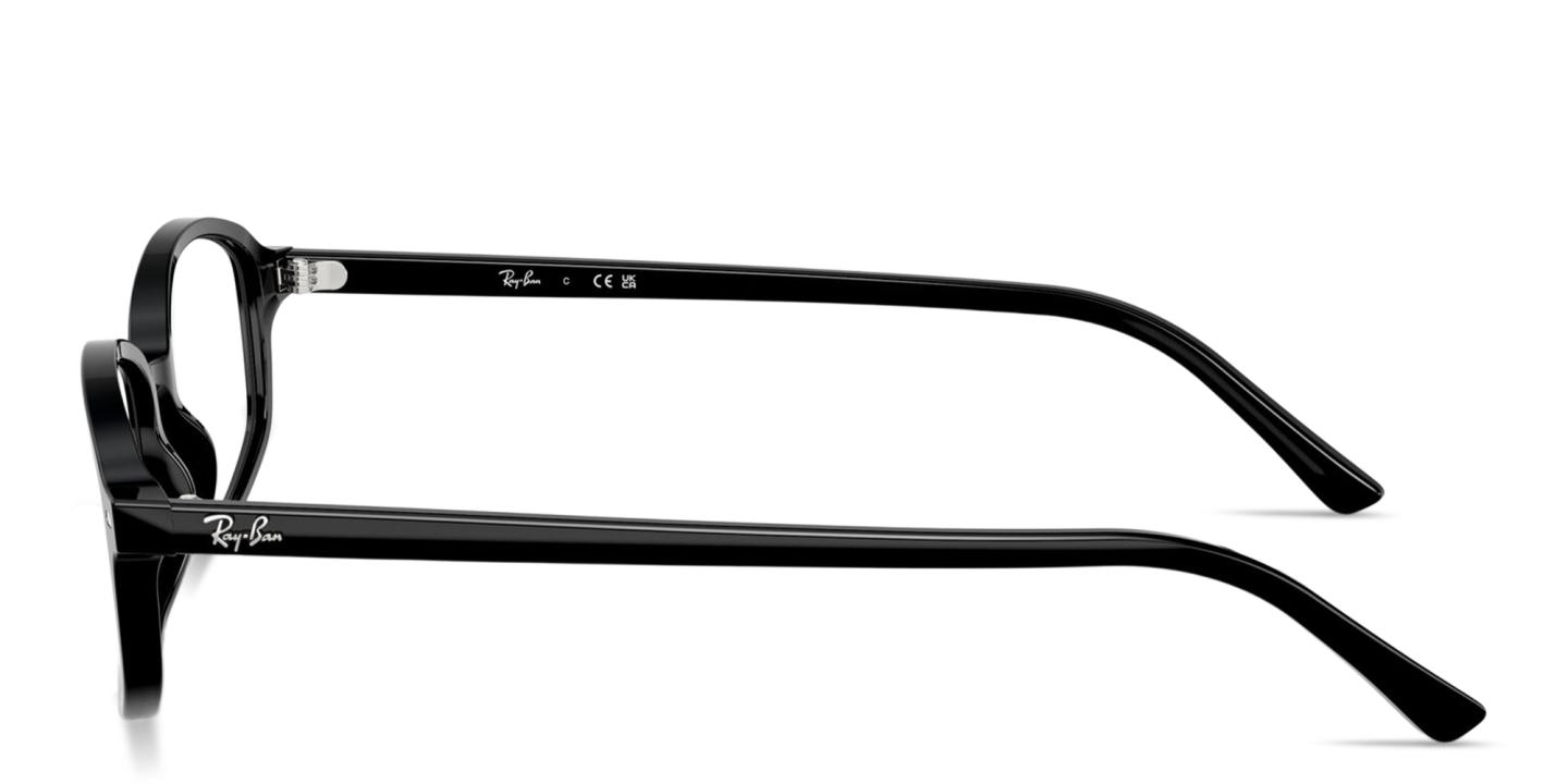 Ray-Ban Sam Optics Unisex Irregular Eyeglasses in Black – Product Photo 2