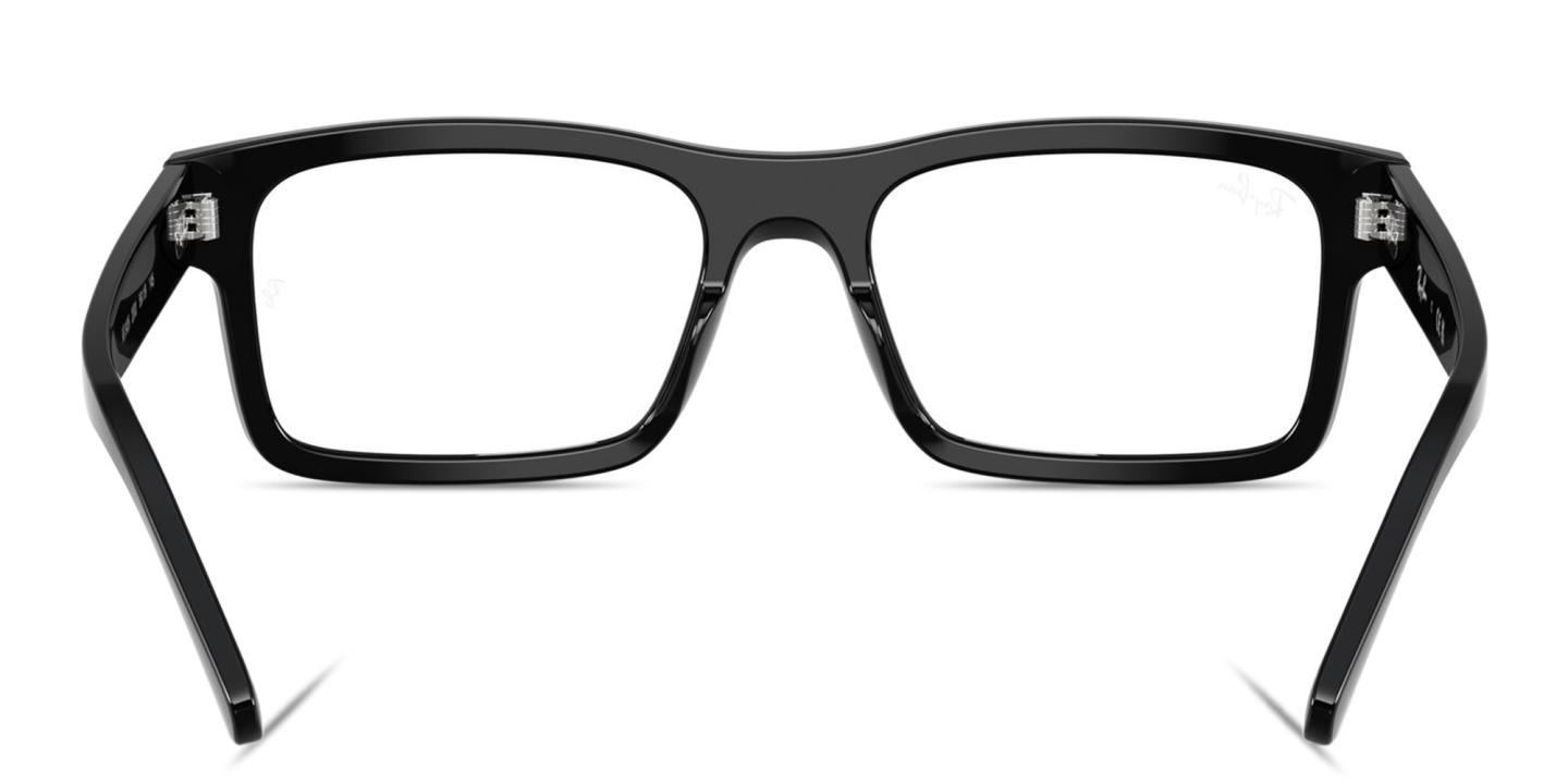 Ray-Ban Optics Unisex Rectangle Eyeglasses in Black – Product Photo 3