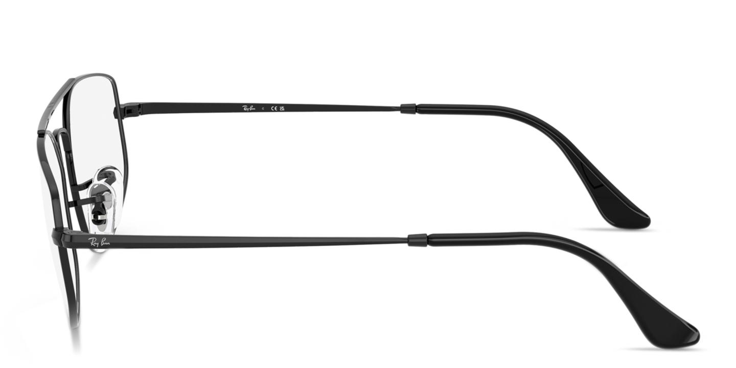 Ray-Ban Explorer 5 Optics Unisex Wide Irregular Eyeglasses in Black – Product Photo 2