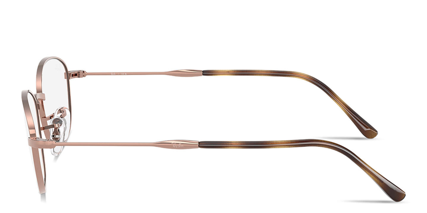 Shop Ray-Ban Optics Irregular Eyeglasses in Copper online.
