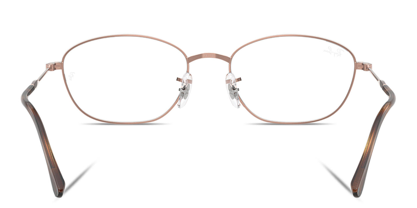 Shop Ray-Ban Optics Irregular Eyeglasses in Copper online.